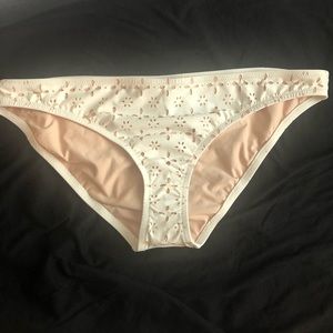 NWT J. Crew white eyelet swim bottoms
